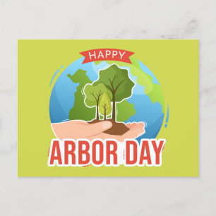 Happy Arbor Day Postcard