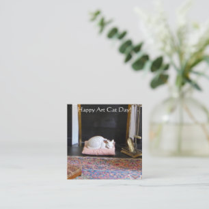 Happy Art Cat Day! Card