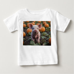 Happy As A Baby Pig In A Pumpkin Patch, T-Shirt