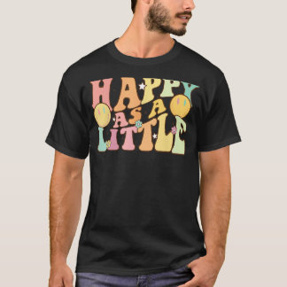 Happy as a Little Big Sorority Reveal Retro Flower T-Shirt