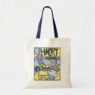 Happy as Donkeys tote bag