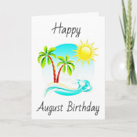 HAPPY ***AUGUST BIRTHDAY*** TO BEACH LOVER
