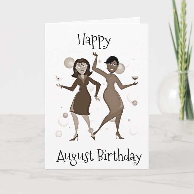 HAPPY ***AUGUST BIRTHDAY*** TO YOU! CARD (Front)