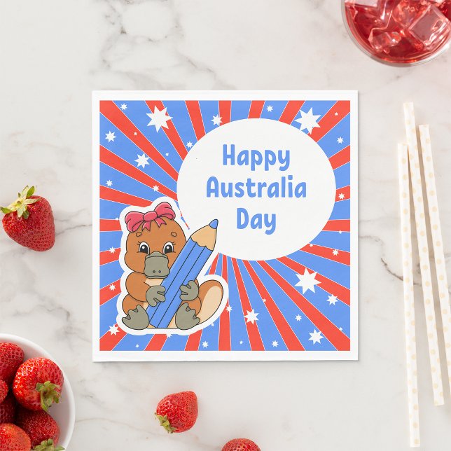 Happy Australia Day Napkin (Creator Uploaded)