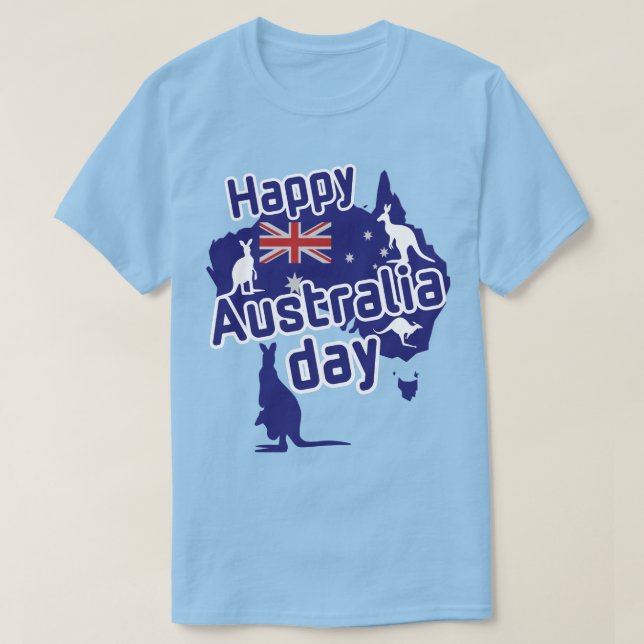 Happy Australia Day  T-Shirt (Design Front)