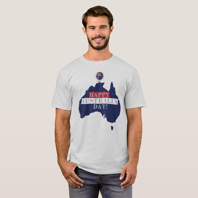 Happy Australia Day T-Shirt (Front Full)