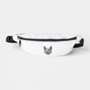 Happy Australian Cattle Dog  Bum Bags