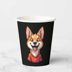 Happy Australian Cattle Dog Tank Top Paper Cups