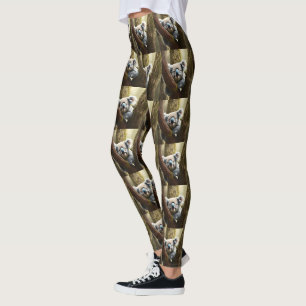 Happy Australian Koala In Tree, Leggings