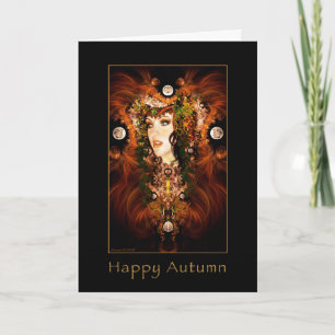 Happy Autumn - Autumn Goddess Card