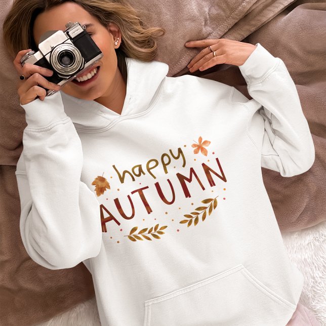 Happy Autumn ,Fall Vibes Hoodie (Creator Uploaded)