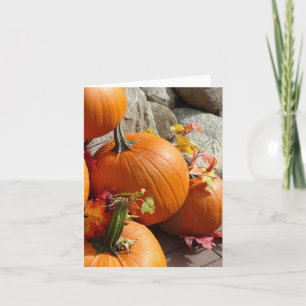 Happy Autumn Pumpkins Note Card
