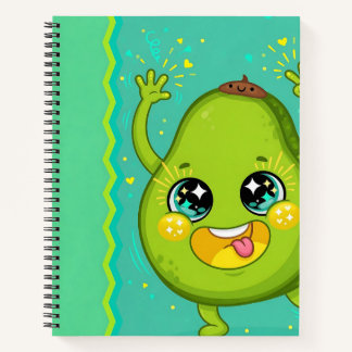 Happy Avocado Notebook