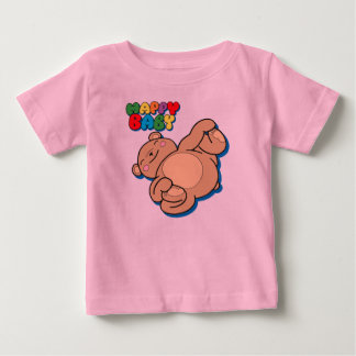 Happy Baby by Yoga Teddy Bear T-Shirt