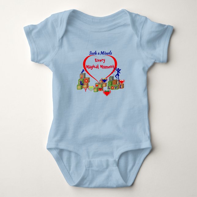Happy Baby - Fun Blue Bodysuit (Front)