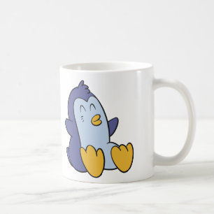 Happy Baby penguin   choose background colour Coffee Mug
