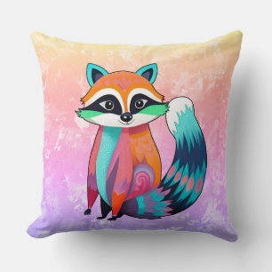 Happy Baby Raccoon Cushion
