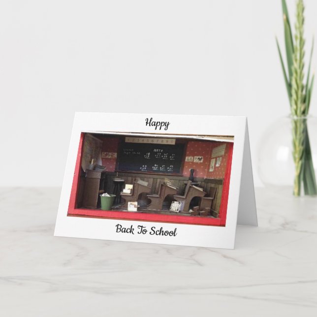 Happy Back To School Card (Front)