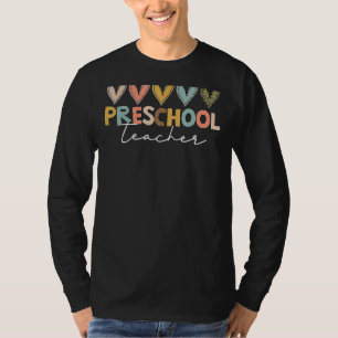 Happy Back To School Day Preschool Teacher Women C T-Shirt