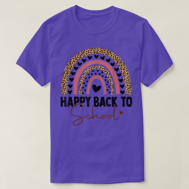 Happy Back To School Shirt For Teacher Student Rai (Design Front)