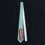 Happy Bacon Smirk Classic Design Tie<br><div class="desc">Bacon is my one true love. This is why I drew this simple and classic bacon that is happy to see you! Thank you for looking at Happy Foods Designs!</div>