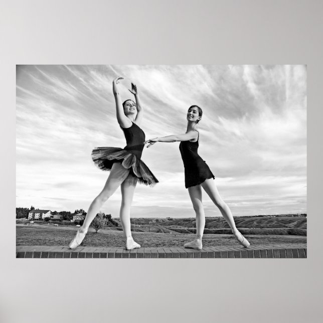 Happy ballerinas poster (Front)