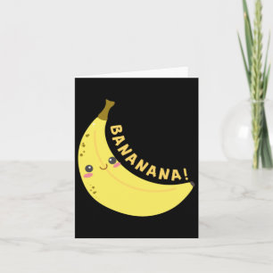Happy Banana Sticker  Card