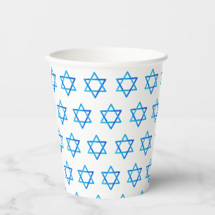 Happy Bar Mitzvah, Independence Day, Anniversary Paper Cups