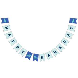 Happy Barkday Banner for Dachshunds