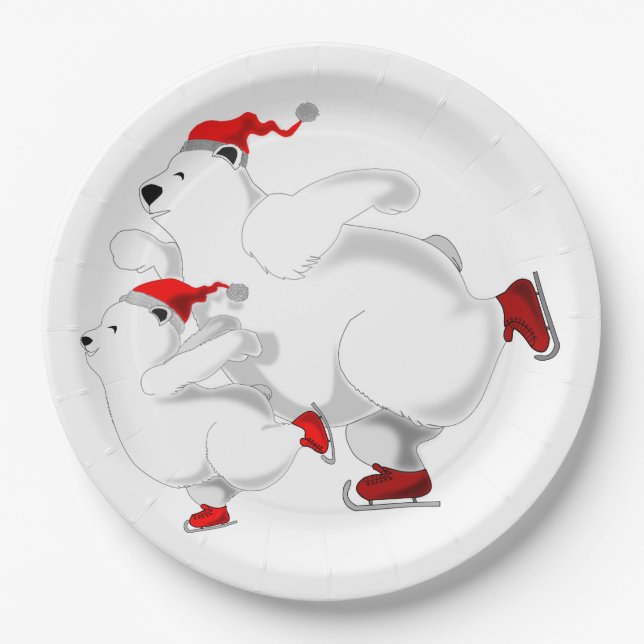 Happy Bears Paper Plate (Front)