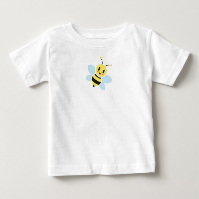 Happy Bee Baby Romper T-Shirt (Front)
