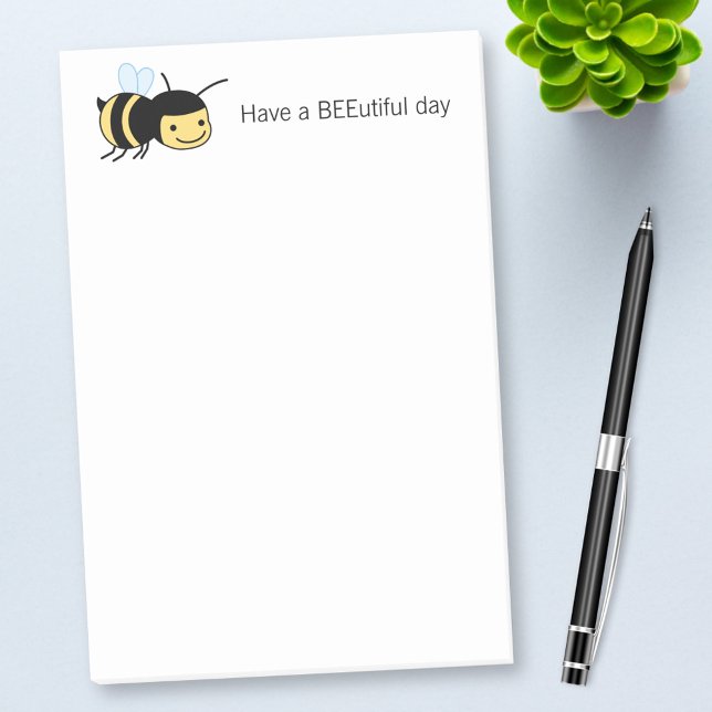 Happy Bee BEEutiful (Beautiful) Day Post-it Notes (Creator Uploaded)