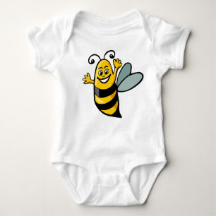 Happy Bee - Customised Baby Bodysuit