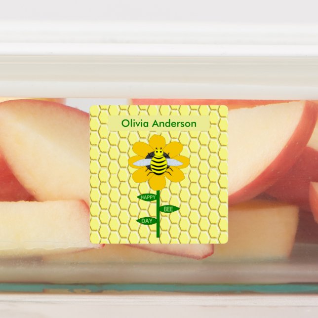 Happy Bee Day Birthday Bumblebee Custom (Affixed)