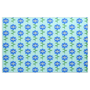 Happy Bee Day Boy Blue Birthday Bumblebee Fabric