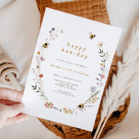 Happy Bee-day First Birthday