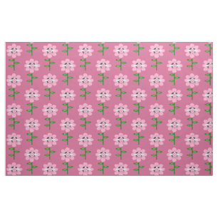 Happy Bee Day Girl Pink Birthday Bumblebee Fabric