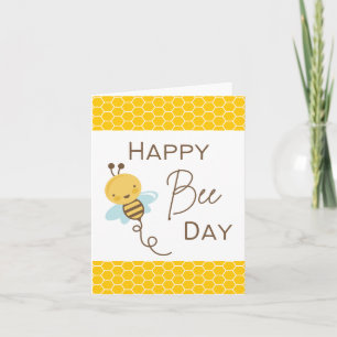 Happy Bee Day - Pun Card