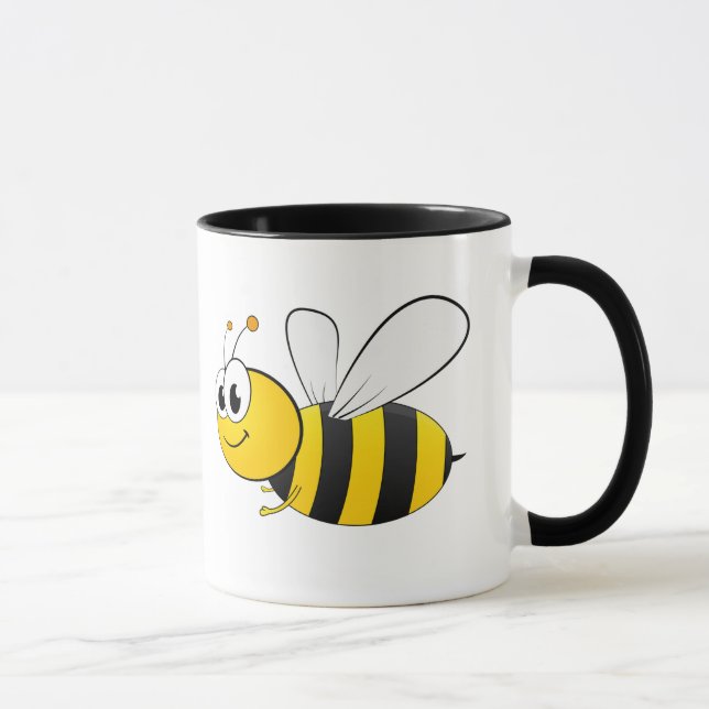Happy Bee Design Mug (Right)