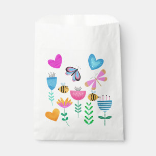 Happy Bee Garden Favour Bags