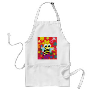 Happy bee standard apron