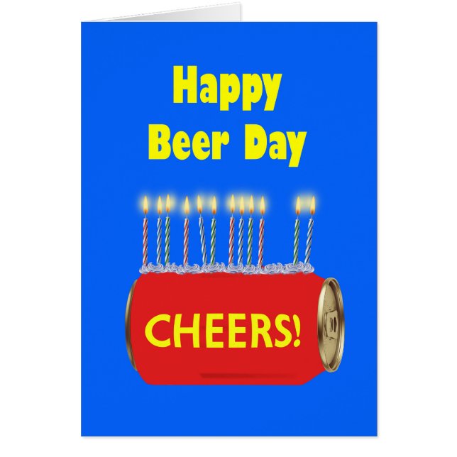 Happy Beer Day Birthday  (Front)