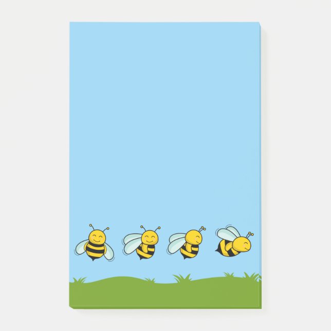Happy Bees Post-It Notes (Front)