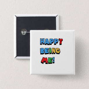 Happy Being Me Button