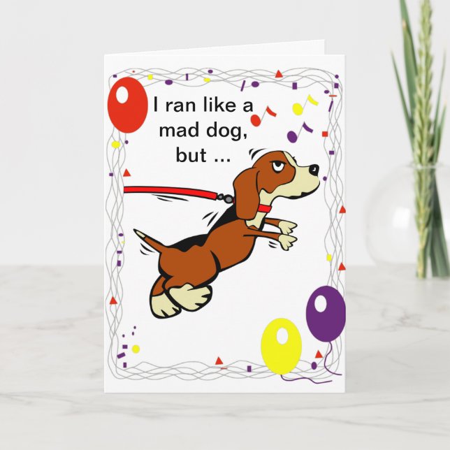 Happy Belated Birthday Card (Front)