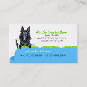 Happy Belgian SD Blue Couch Contact Card