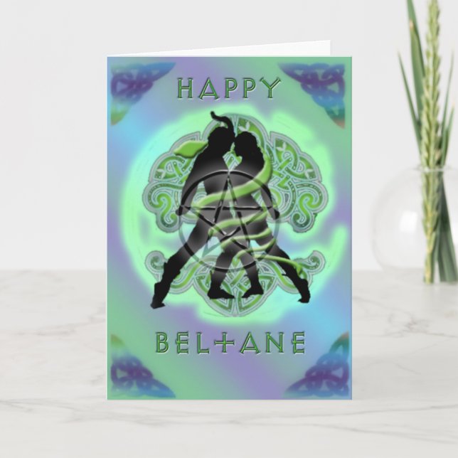 Happy Beltane Card (Front)