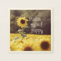 Happy Bible Verse with Sunflowers