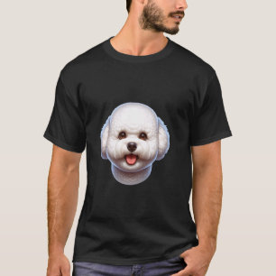 Happy Bichon Frise Dog Lover Cute Puppy Face T-Shirt