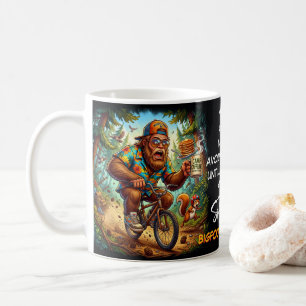 Happy Bigfoot Sasquatch Breakfast Coffee Mug